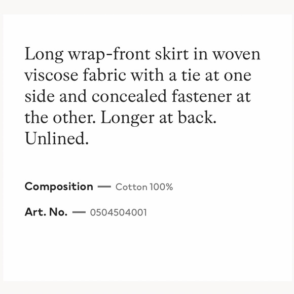 New H&M Floral Long Wrap Skirt - Picture 4 of 7